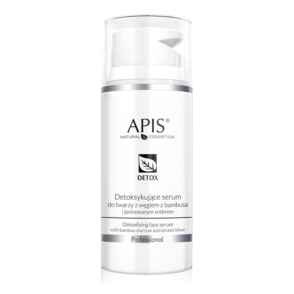 Apis Professional Detox Detoksykujące Serum z Węglam z Bambusa i Joinizowanym Srebrem dla Cery Tłustej i Mieszanej 100ml