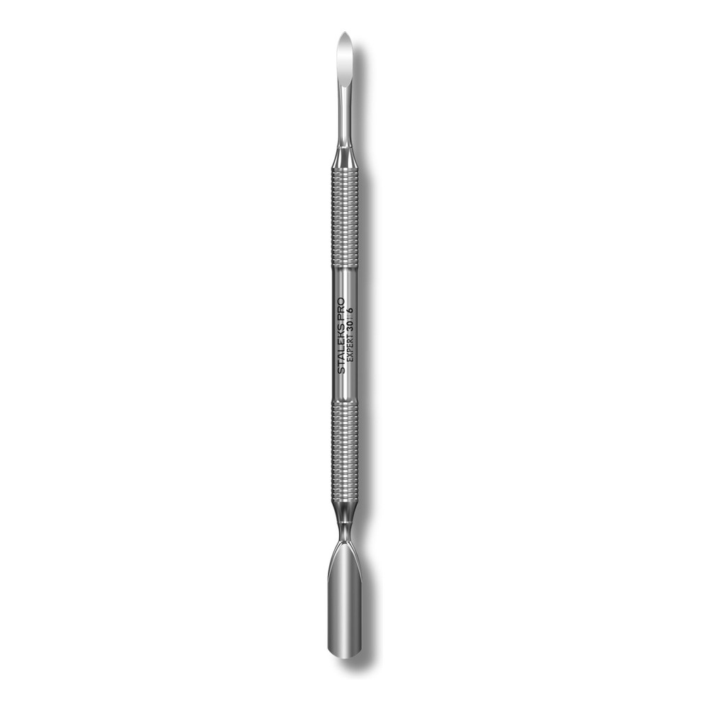 Staleks Pro Kopytko do Manicure EXPERT 30 TYPE 6 Popychacz Szeroki Zaokrąglony i Czyścik Paznokci 156mm 1 Sztuka