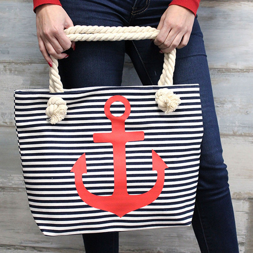 Rope Handle Bag - Pineapples