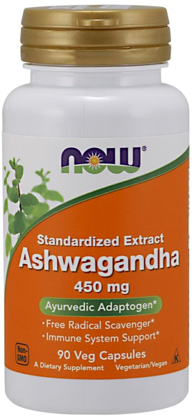 Now Foods Ashwagandha Extract 450mg 90 Kapsułek