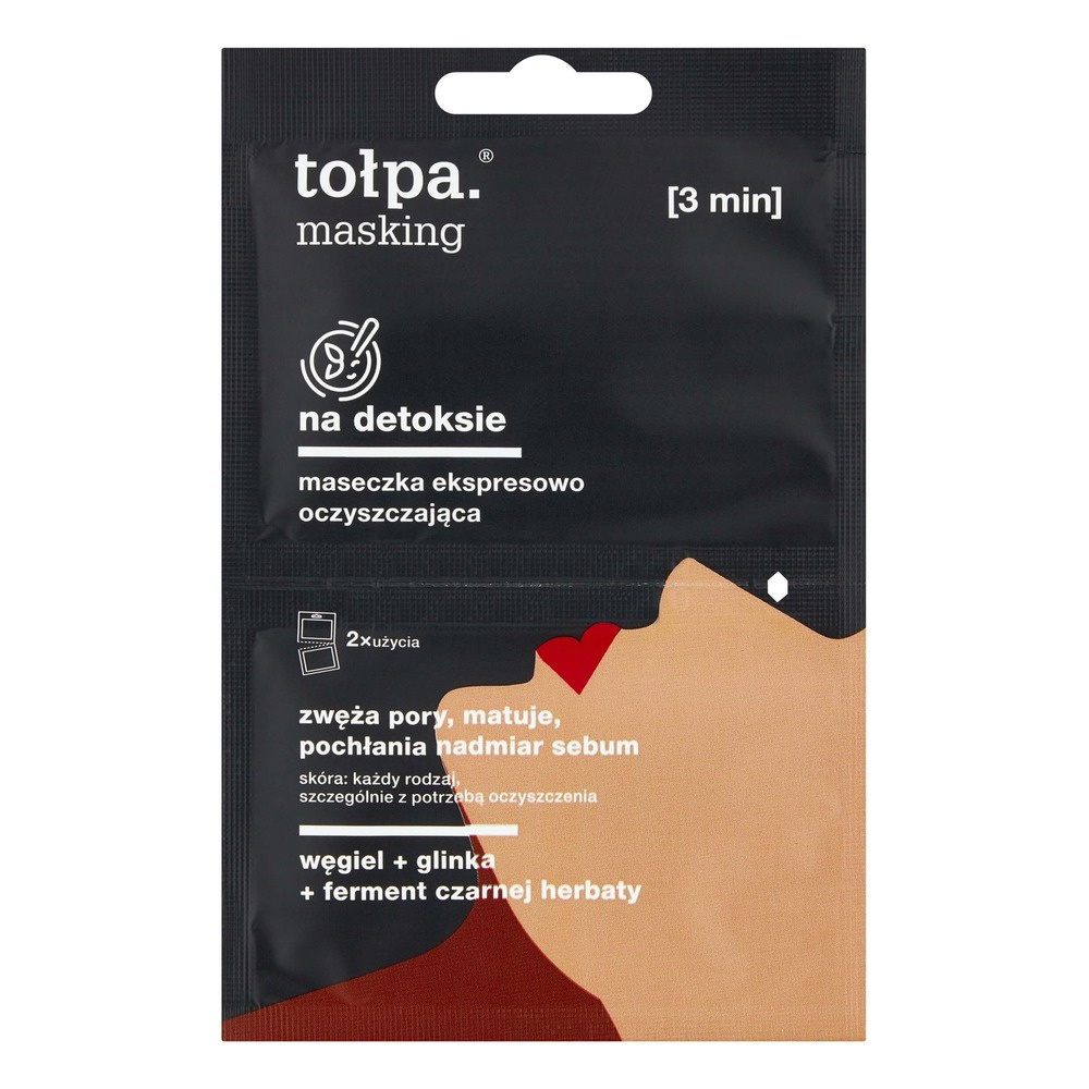 Tolpa Masking On Detox Purifying Mask Deep-Cleansing Treatment 2x5ml