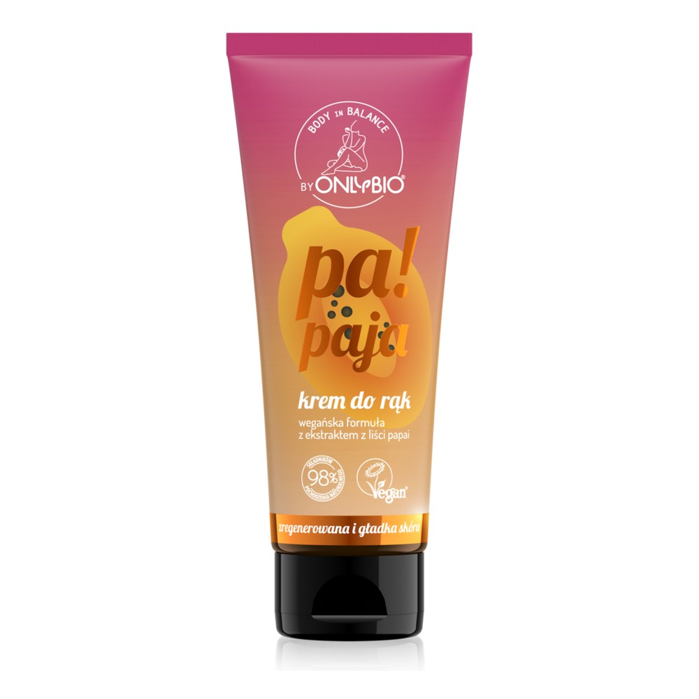 OnlyBio Hand in Balance Krem do Rąk Przeciw Szorstkości Papaja 50ml