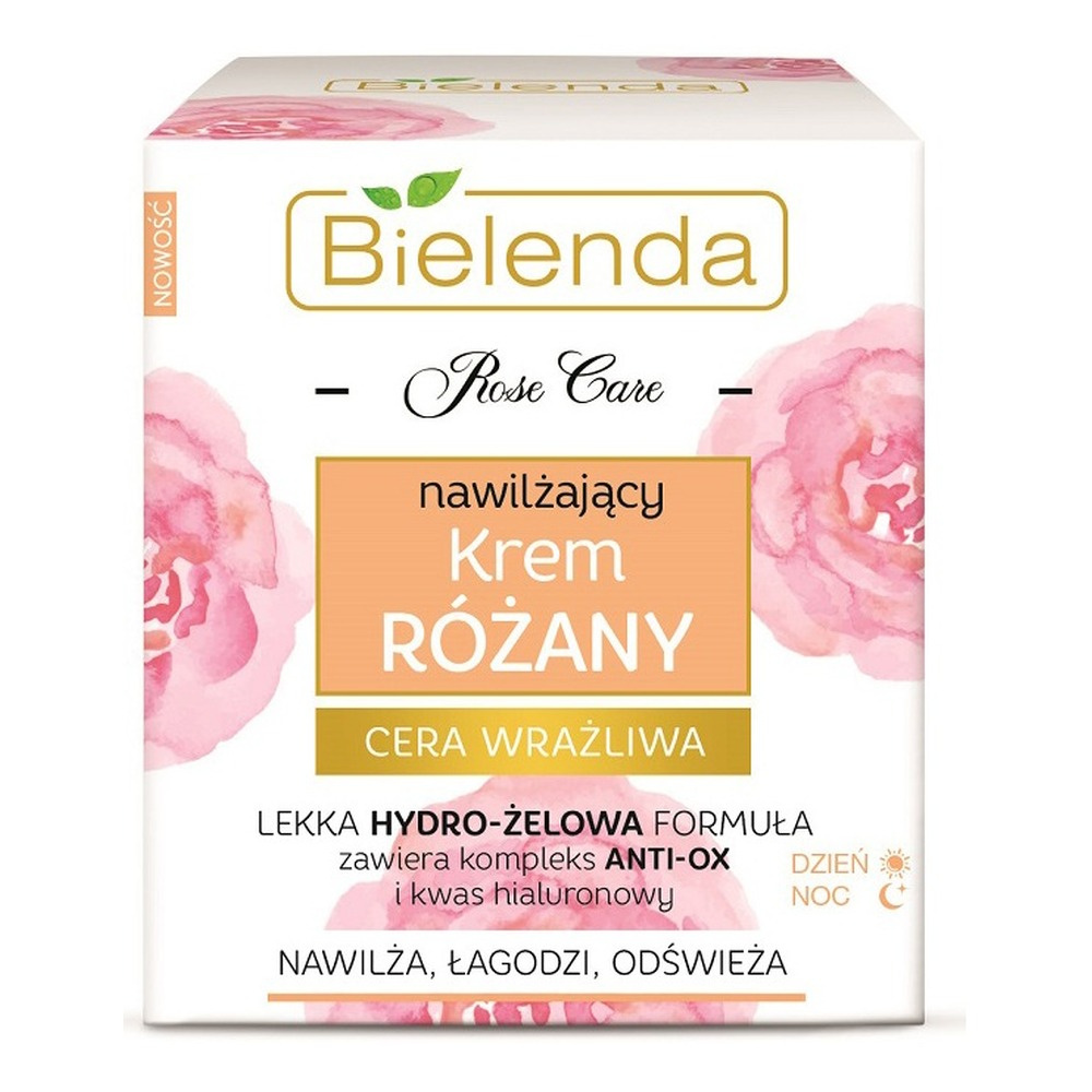 Bielenda Rose Care Nawilżający Lekki Krem na Dzień i Noc 50ml