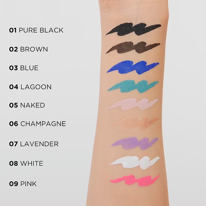 Eveline Variete Waterproof Gel Eyeliner Pencil No.09 Pink 1 Piece