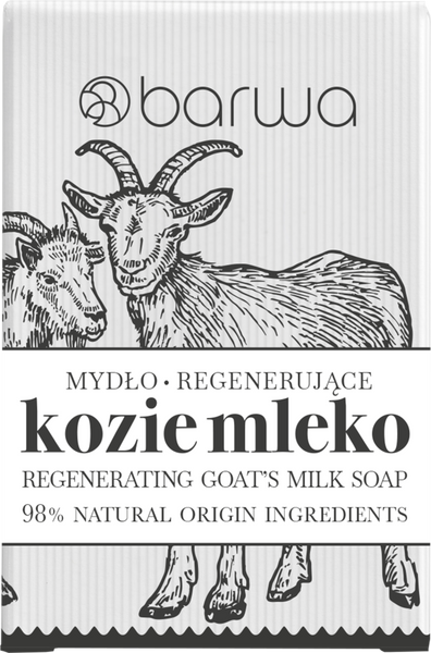 Barwa Pure Calm Regenerujące Mydło w Kostce Kozie Mleko dla Skóry Wrażliwej i Suchej 100g
