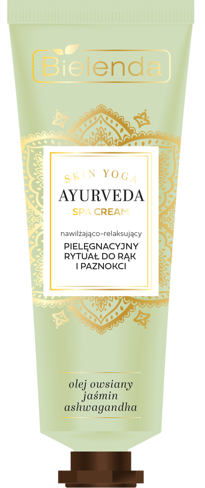 Bielenda Ayurveda Skin Yoga SPA Cream Nawilżająco - Relaksujący Rytuał Pielęgnacyjny do Rąk i Paznokci 50ml
