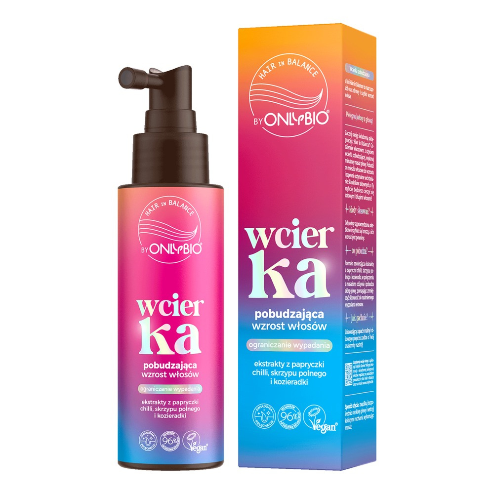 OnlyBio Hair Balance Wcierka do Włosów Przerzedzonych Stymulująca Wzrost 100ml