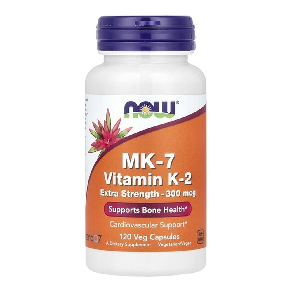 MK-7 Vitamin K-2, 300mcg Extra Strength - 120 vcaps