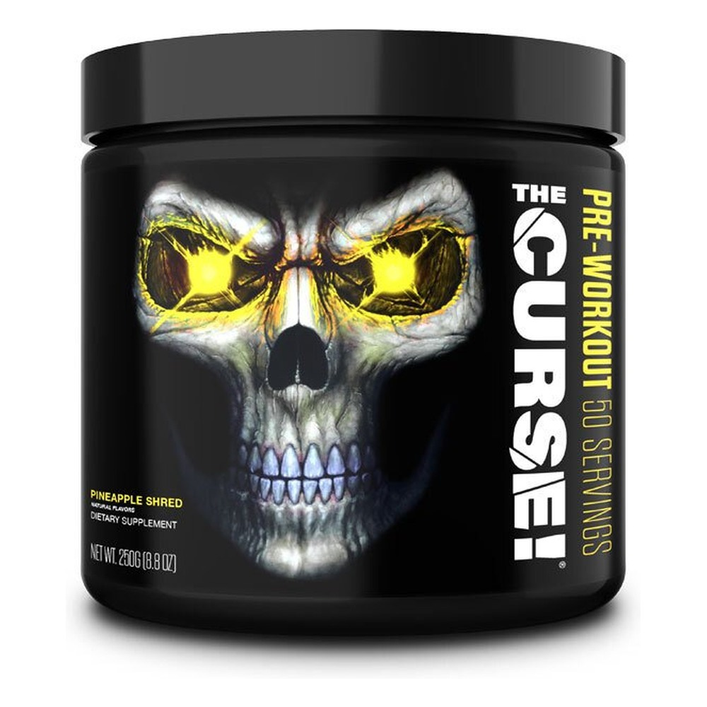 JNX Sports The Curse! Przedtreningówka w Proszku na Energię i Pompę Mięśniową Ananasowa 250g