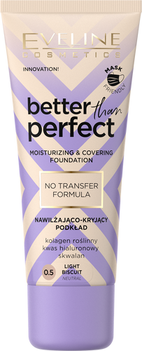 Eveline Better Than Perfect Foundation No. 0.5 Light Biscuit 30ml
