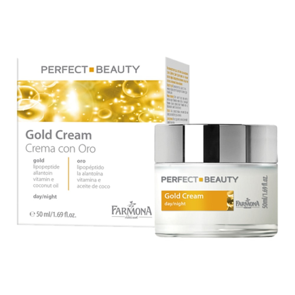 Farmona Perfect Beauty Anti-Wrinkle Face Cream with Gold and Vitamin E for Day and Night 50ml