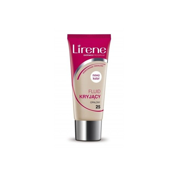 Lirene Dermo Program Fluid Kryjący Opalony 25 Wzmocniona Trwałość Nowy Kolor 30ml