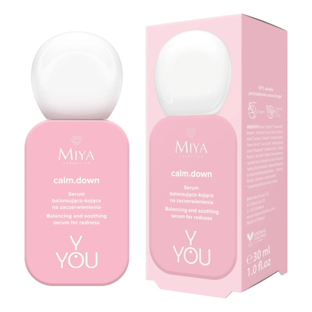 Miya Calm.Down Serum łagodzące i balansujące przeciw zaczerwienieniom 30ml