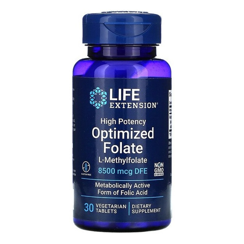 High Potency Optimized Folate - 30 vegetarian tabs