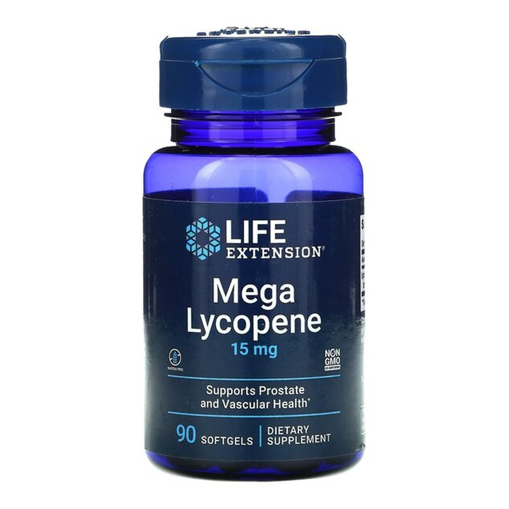 Life Extension Mega Likopen 15 mg Na Zdrowie Prostaty 90 Kapsułek
