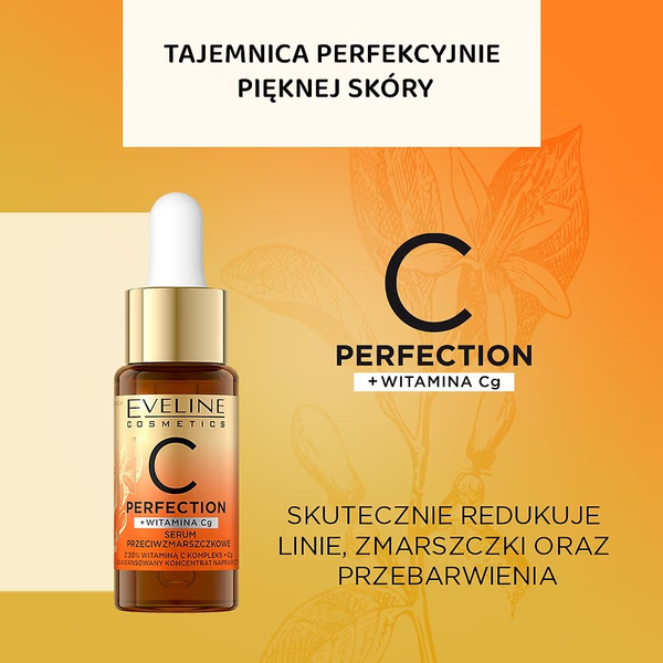 Eveline C Sensation Strongly Rejuvenating Anti-wrinkle Serum with Very High Vitamin C Concentration 18ml