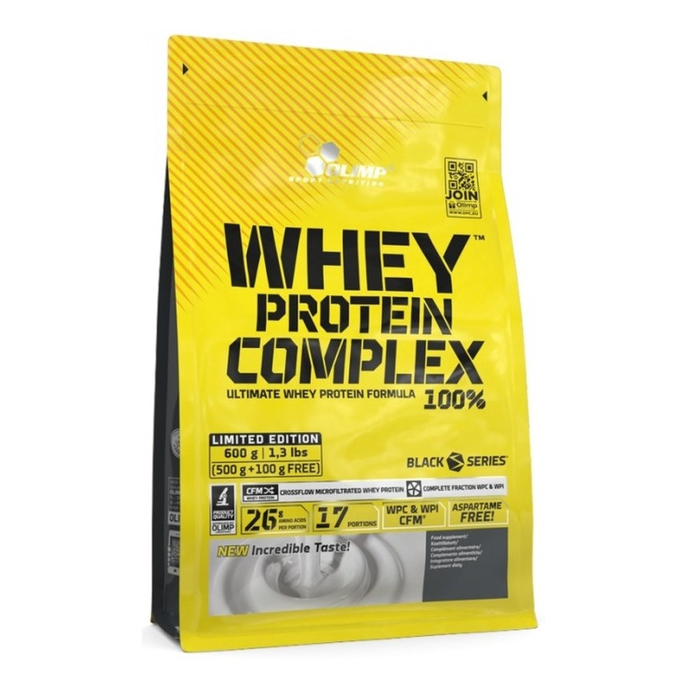 Olimp Nutrition Whey Protein Complex 100% Odżywka Białkowa na Masę Mięśniową o Smaku Szarlotki 600g