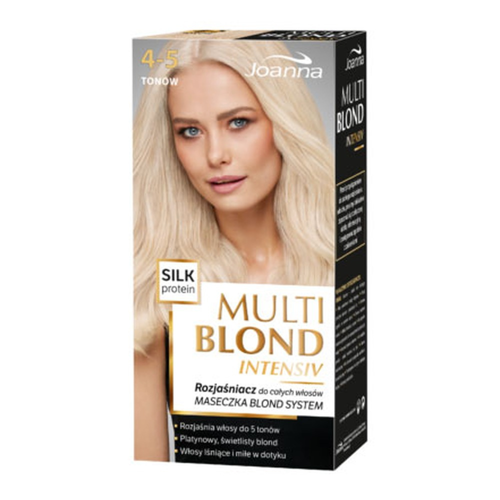 Joanna Multi Blond Intensiv Rozjaśniacz do Całych Włosów 4 - 5 Tonów 1 Sztuka