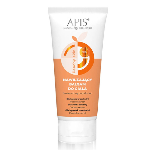 Apis Peachy Skin Moisturising Body Lotion with Peach and Cotton Extract for Dry Skin 200ml