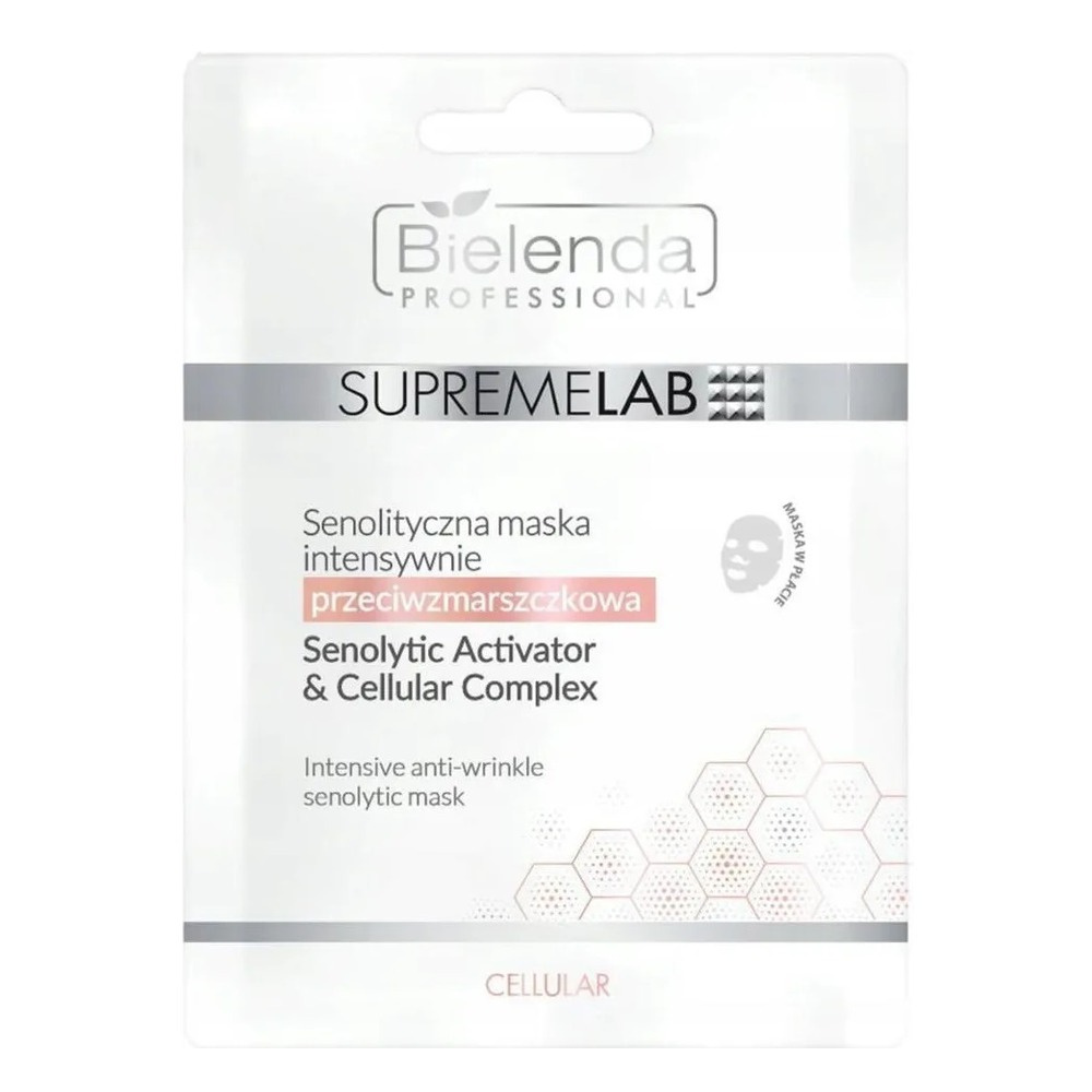 Bielenda Professional Supremelab Cellular Senolityczna Maska Intensywnie Przeciwzmarszczkowa 1 Sztuka