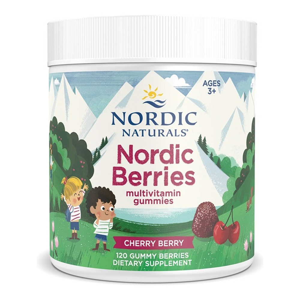 Nordic Berries Multivitamin, Cherry Berry - 120 gummy berries