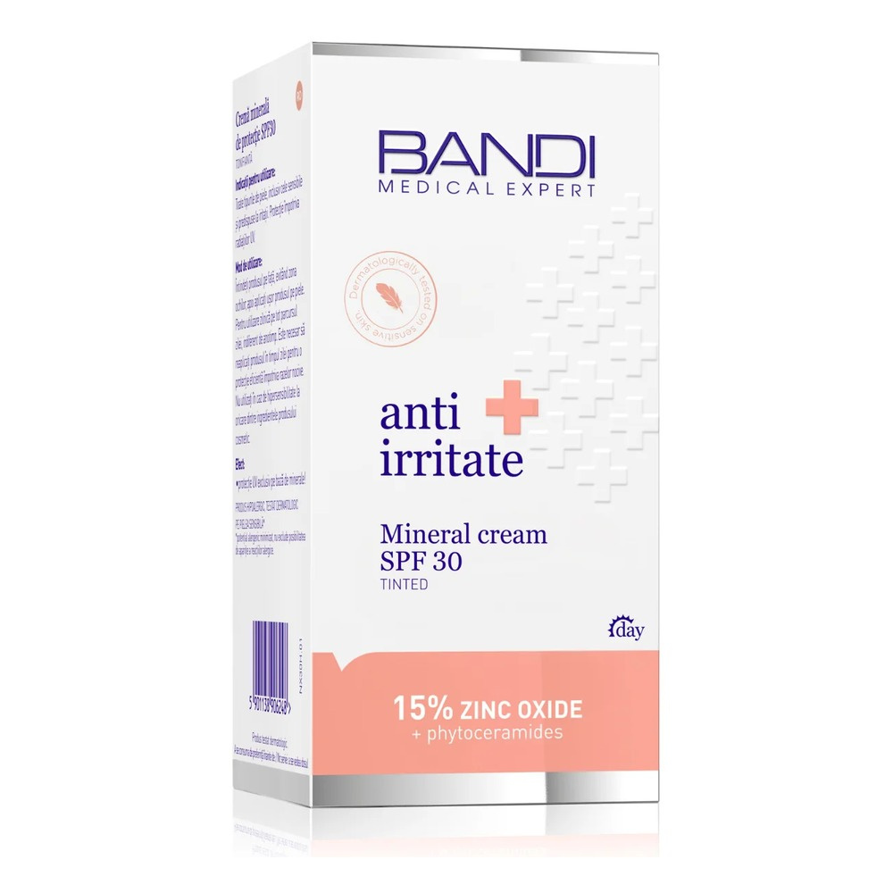 Bandi Mineralny Krem Ochronny SPF 30 Tonujący Baza Pod Makijaż 30ml