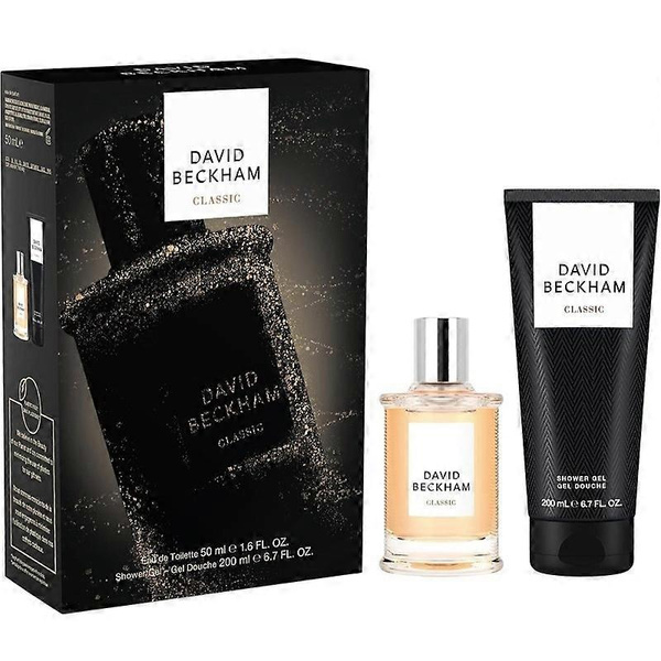 David Beckham Classic Gift Set 50ml EDT + 200ml Shower Gel Set for Men 1 Piece