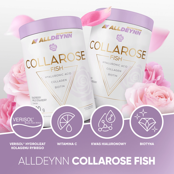 AllDeynn Collarose Fish Hydrolysate Collagen with Mango and Passion Fruit Flavour 300g