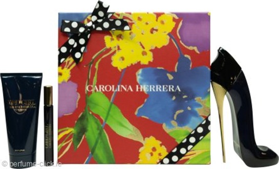Carolina Herrera Good Girl Woda Perfumowana 80ml EDP + Balsam do Ciała 100ml + Woda Perfumowana 10ml EDP Zestaw dla Kobiet 1 Sztuka