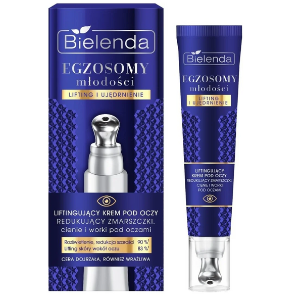 Bielenda Exosomes of Youth Lifting Eye Cream Wrinkle Reduction Dark Circles for Mature Sensitive Skin 15ml