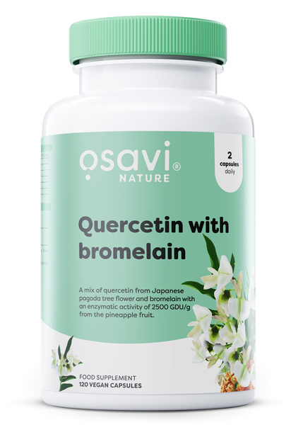 Osavi Quercetin with Bromelain 500 mg + 200 mg 120 vegan caps