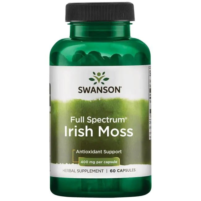 Swanson Full Spectrum Irish Moss 400mg 60 Capsules