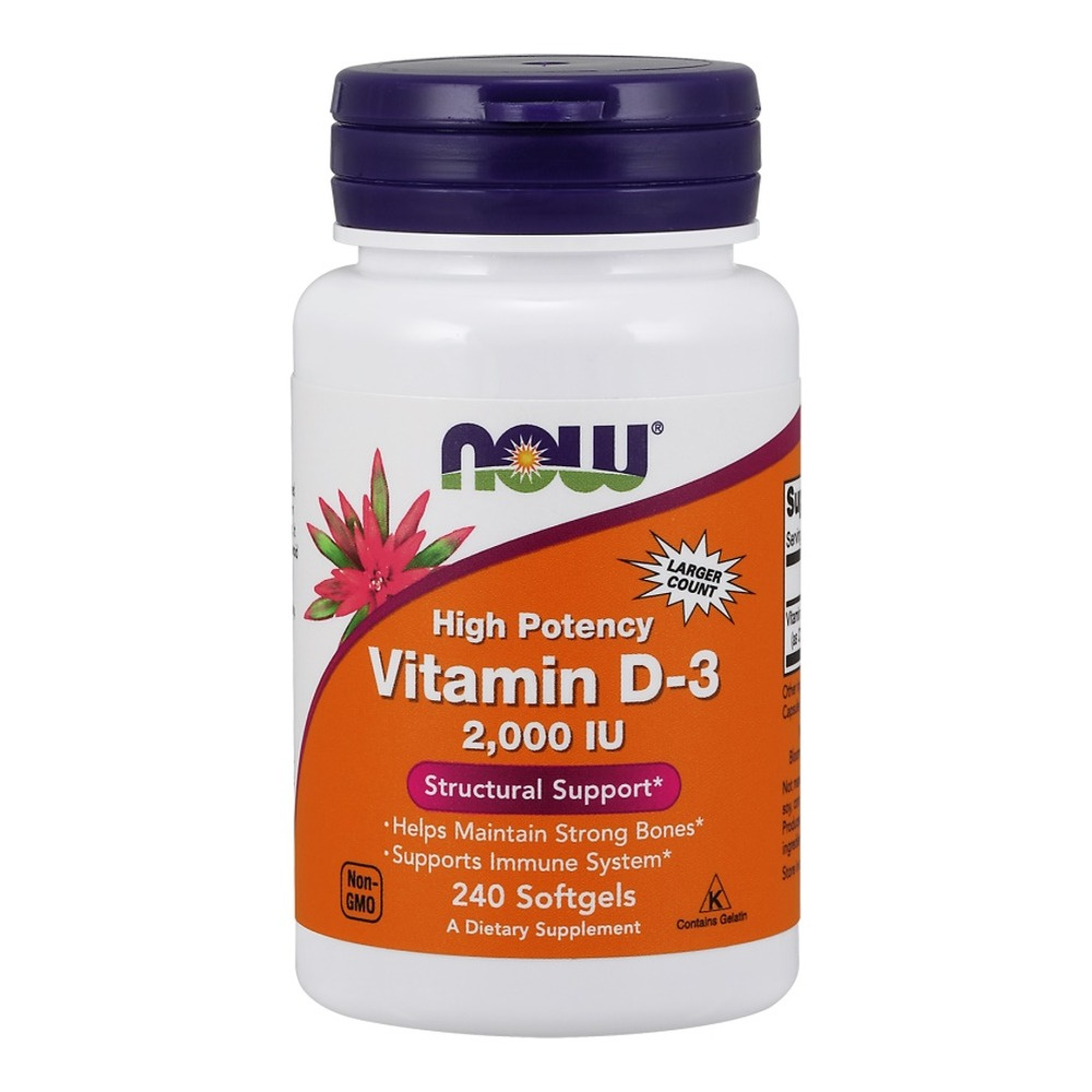 Vitamin D-3, 2000 IU - 240 softgels
