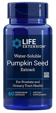 Life Extension Water-Soluble Pumpkin Seed Extract for Bladder Health 60 Vcaps