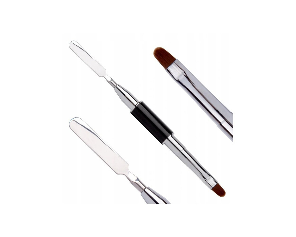 NeoNail Double-Sided Spatula and Brush for Duo Acrylgel Application
