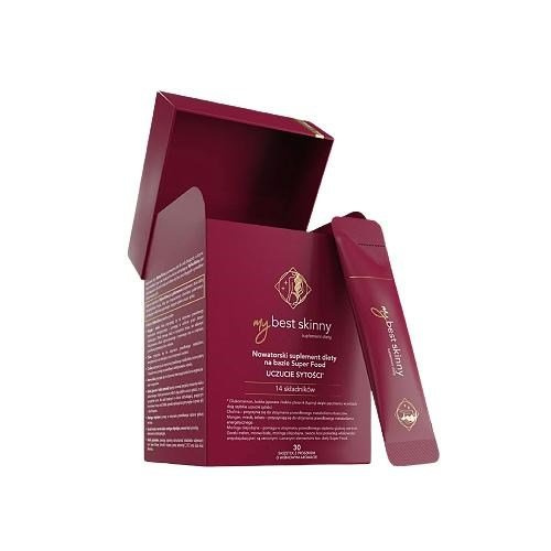 MyBestSkinny Wsparcie w Odchudzaniu Uczucie Sytości 30 Saszetek