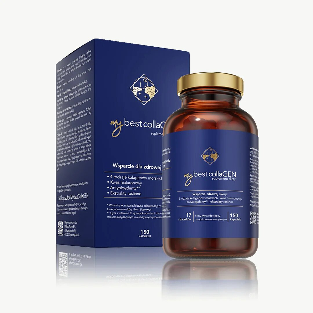 MyBestCollaGEN dla Zdrowej Skóry 150 Kapsułek