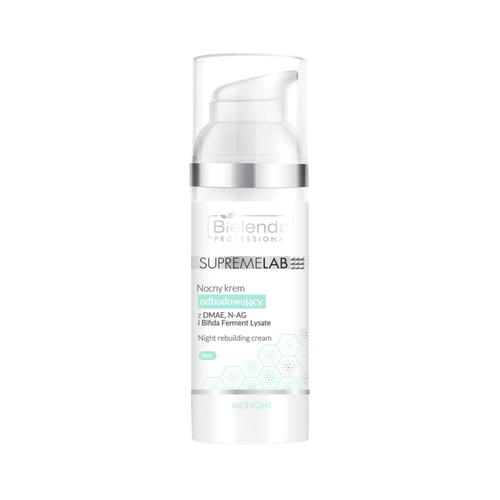 Bielenda Professional Supremelab Night Cream with DMAE N-AG Bifida Ferment Lysate for Mature Dry and Dehydrated Skin 50ml