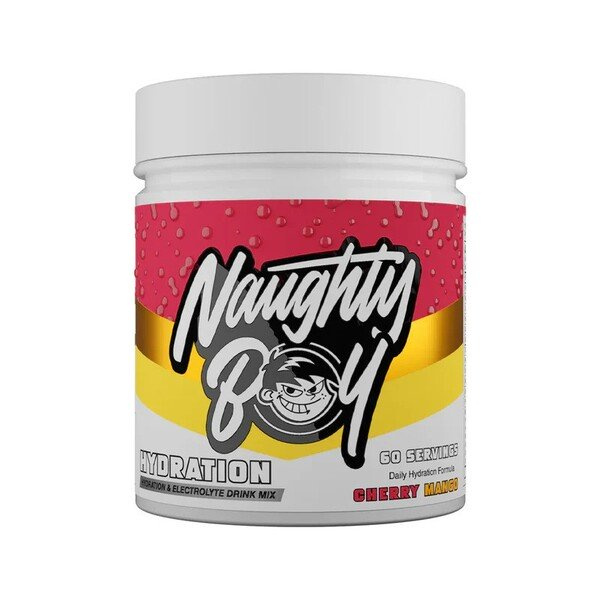 Naughty Boy Hydration Cherry Mango Electrolyte Drink for Hydration 510g