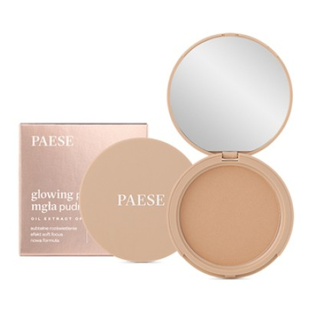 Paese Glowing Powder Mgła Pudrowa Rozświetlający Puder do Twarzy Nr 13 Golden Beige 10g