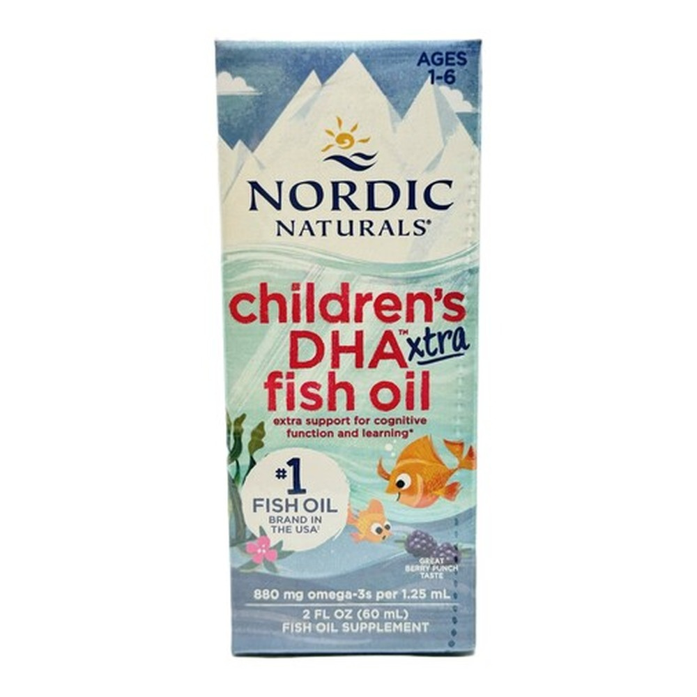 Nordic Naturals Children's DHA Xtra Fish Oil for Cognitive Health Berry Punch 60ml