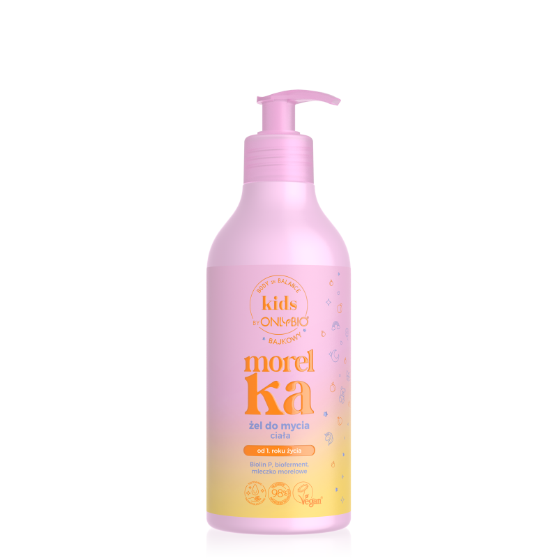 OnlyBio Body in Balance Kids Morelka Żel do Mycia Ciała 400ml