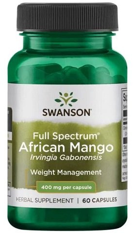 Swanson Full Spectrum African Mango (Irvingia Gabonensis) 400mg 60 Capsules