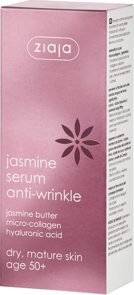 Ziaja Jasmine Anti-Wrinkle Serum 50+ for Mature Dry Skin 30ml