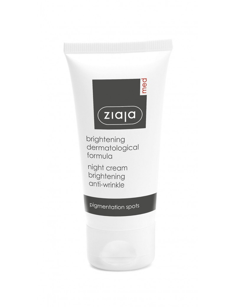 Ziaja Med Kuracja Wybielająca Rozjaśniający Krem Przeciwzmarszczkowy na Noc 50ml Best Before 31.12.26