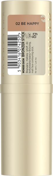 Eveline Wonder Show Bronzer Stick No. 02 Be Happy 8g