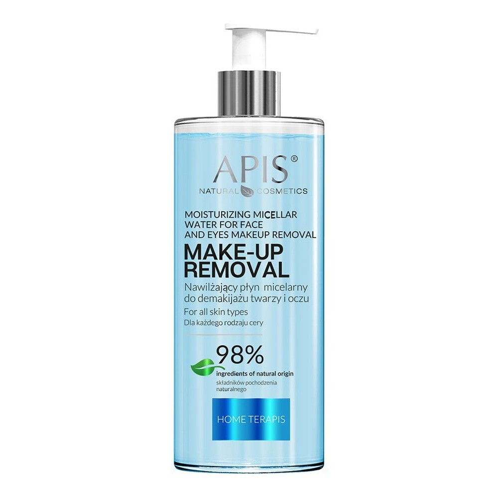 Apis Home Therapis Nawilżający Płyn Micelarny do Demakijażu Twarzy i Oczu 500ml
