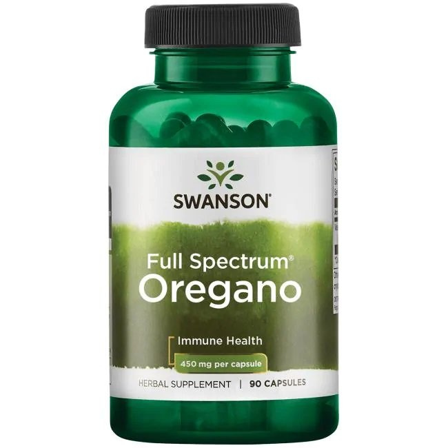 Swanson Full Spectrum Oregano 450mg 90 Capsules