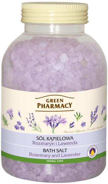 Green Pharmacy Bath Salt Rosemary and Lavender 1300 g