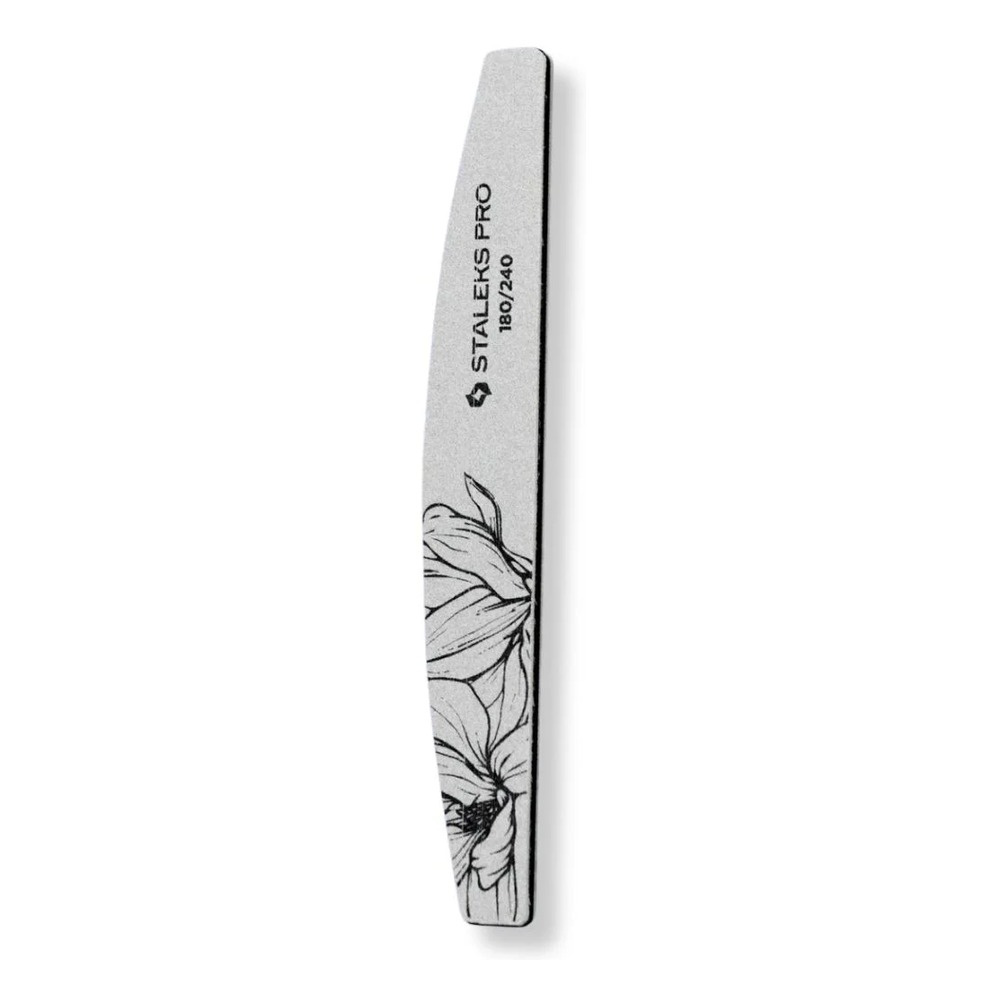 Staleks Pro Expert 40 Crescent Mineral Nail File 180/240 1pc